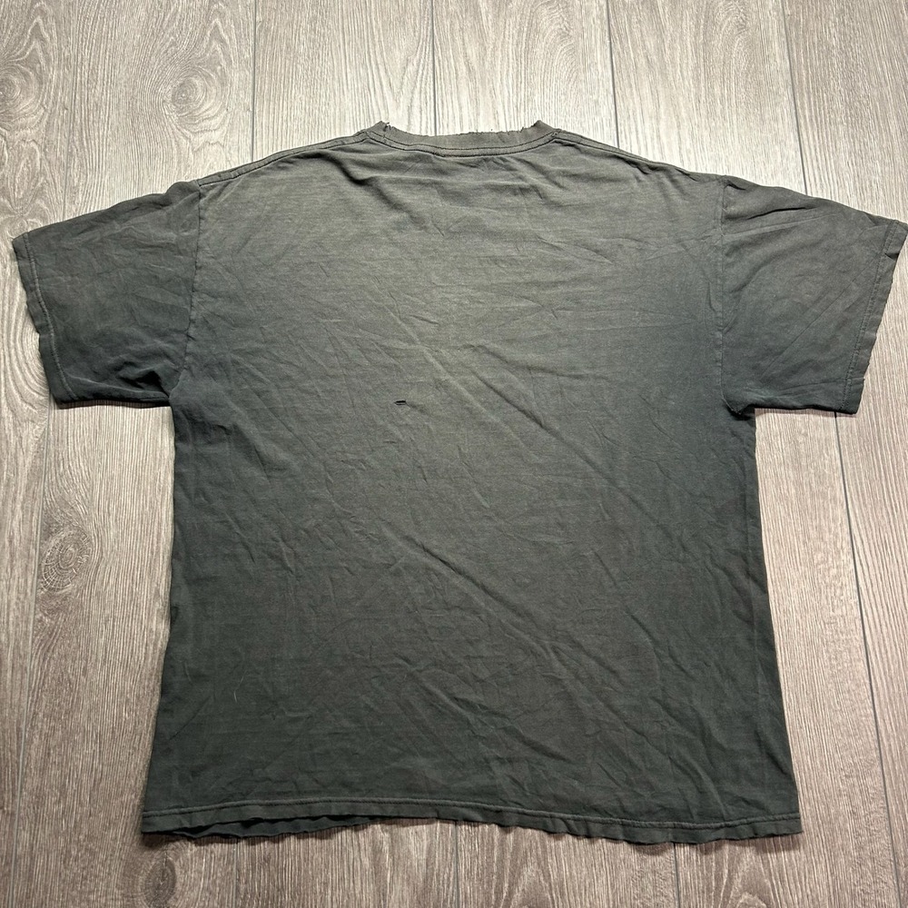 Vintage Terminator Salvation T-800 Skull Graphic T-Shirt Black Large Distressed - Picture 6 of 10